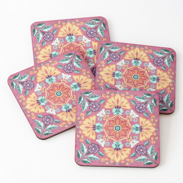 Item preview, Garden Mandala - rose designed and sold by AprilAppleArt.