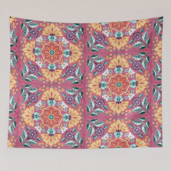 Item preview, Garden Mandala - rose designed and sold by AprilAppleArt.