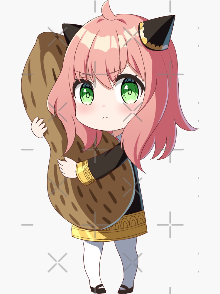 Sticker « Anya Forger Chibi Kawaii Spy X Family », par BingJiLin