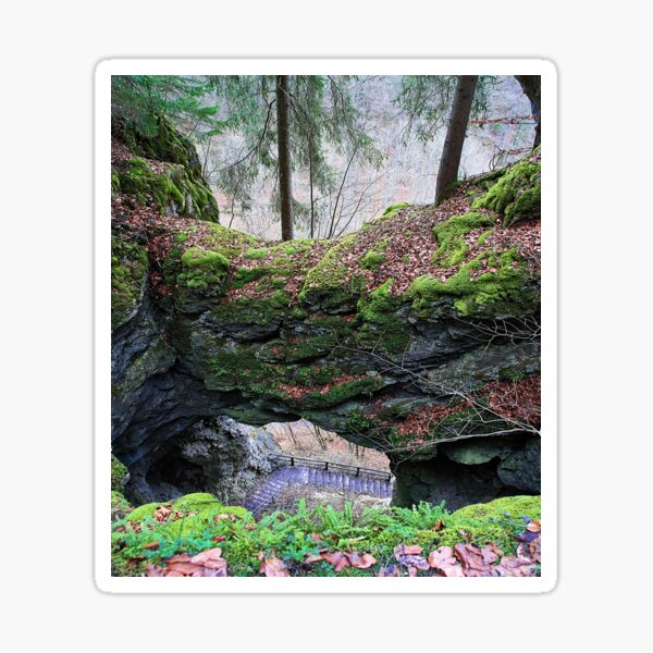 Item preview, View into the depths of the Riesenburg cave designed and sold by frankuffmann.