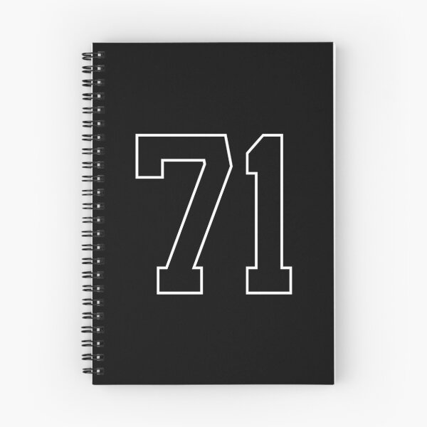 Item preview, Black Number 71 lucky sports jersey seventy one designed and sold by HeavyStyle.