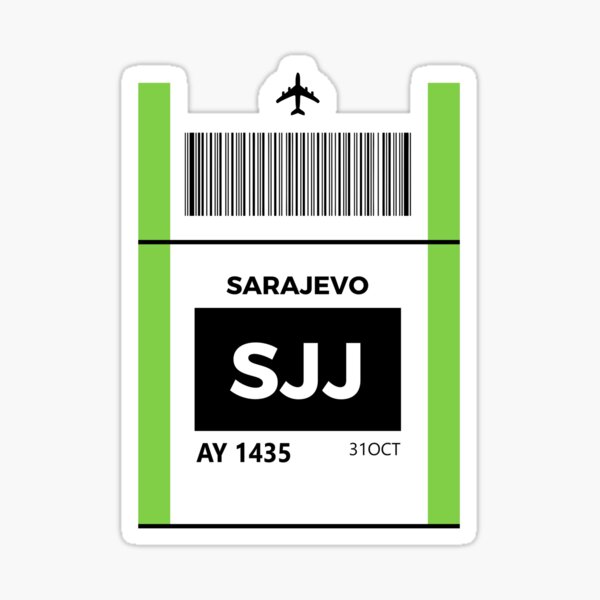 Item preview, Sarajevo airport designed and sold by mbnews.