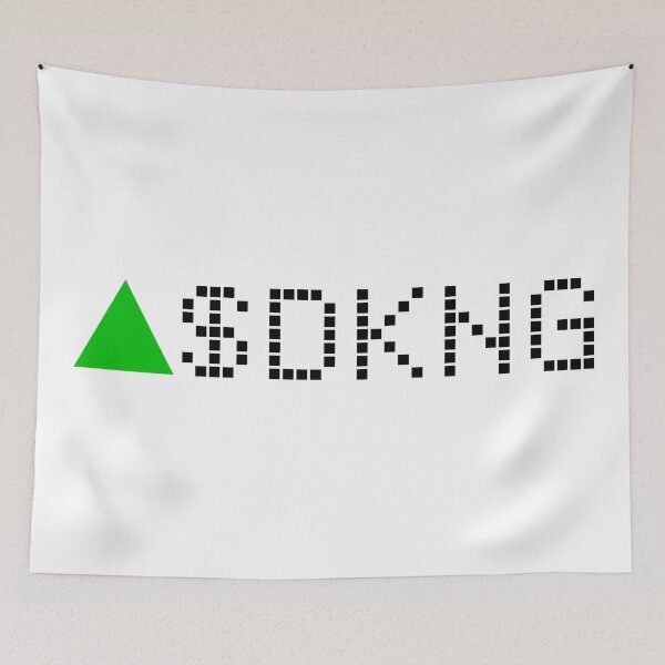Item preview, Draftkings Stock Ticker Green - Black Font designed and sold by frankyou.