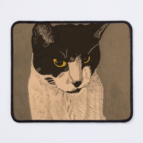 Item preview, Tengu the pet cat is cute and cuddly artwork designed and sold by DMcK Designs.