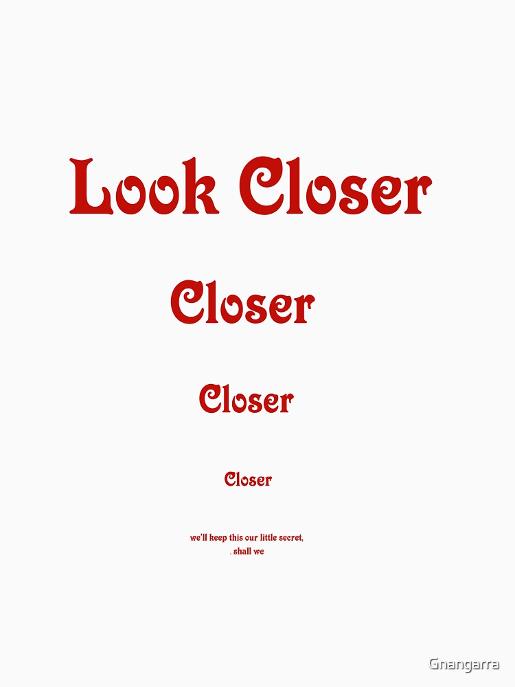 Look closer by Gnangarra