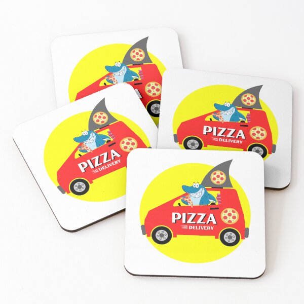 Item preview, Shark Delivers Pizza designed and sold by AMERICANCHEEZ.