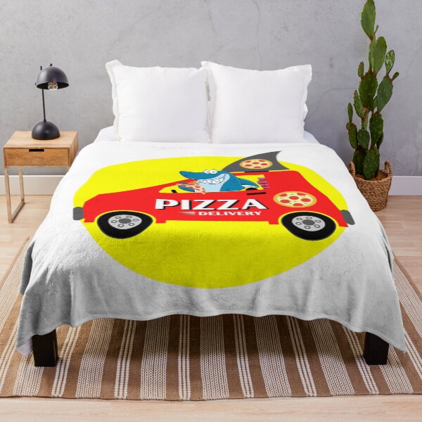Item preview, Shark Delivers Pizza designed and sold by AMERICANCHEEZ.