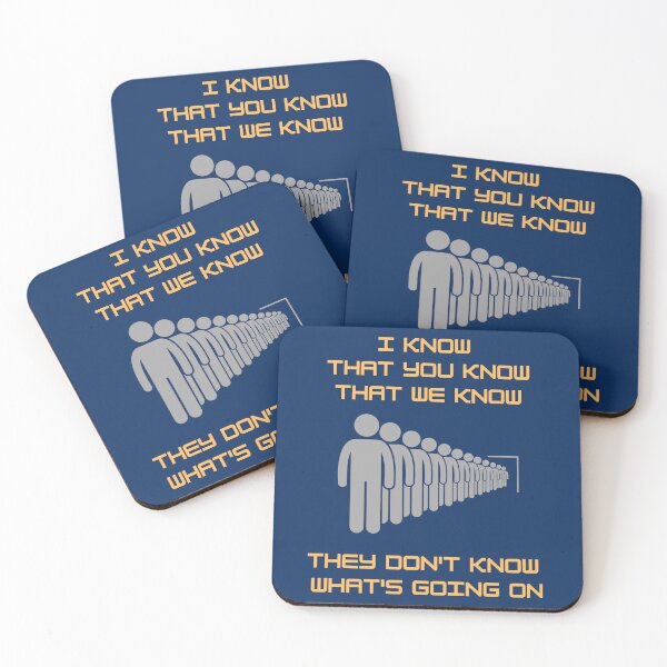 Item preview, I know that you know that we know they don't know what's going on. designed and sold by TheVarc.