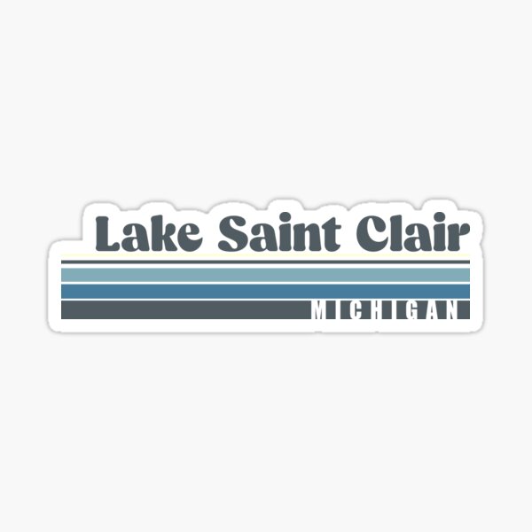 Item preview, Lake Saint Clair Michigan designed and sold by DraftedOffroad.