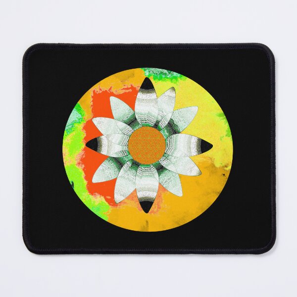 Item preview, Soleado amarillo étnico floral flor mandala asiático designed and sold by Ankerd.