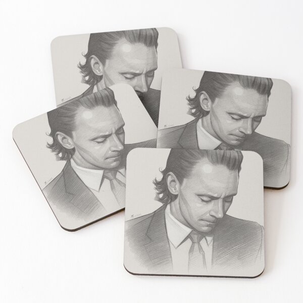 Item preview, Tom Hiddleston, Art Print, Pencil ART designed and sold by TendaLee.