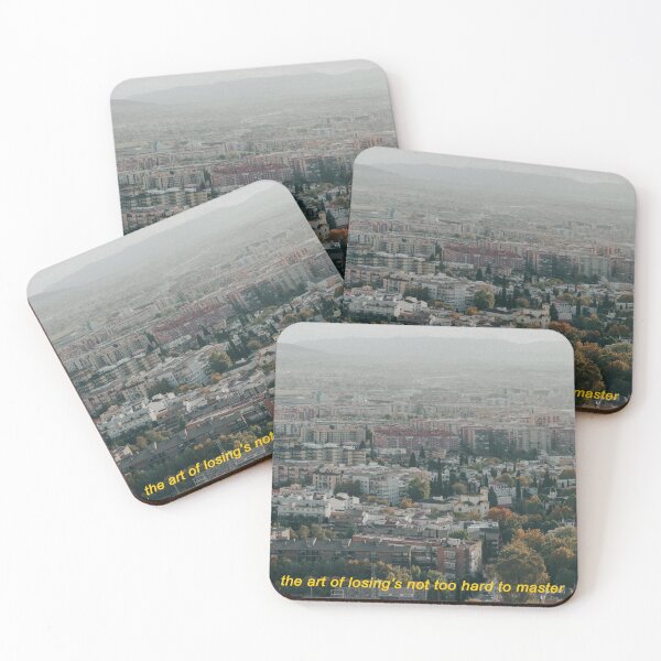 Item preview, Granada Moody City Landscape Mountain View - Elizabeth Bishop Loss Poem designed and sold by Sitorus Sun.