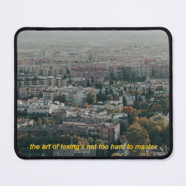 Item preview, Granada Moody City Landscape Mountain View - Elizabeth Bishop Loss Poem designed and sold by Sitorus Sun.