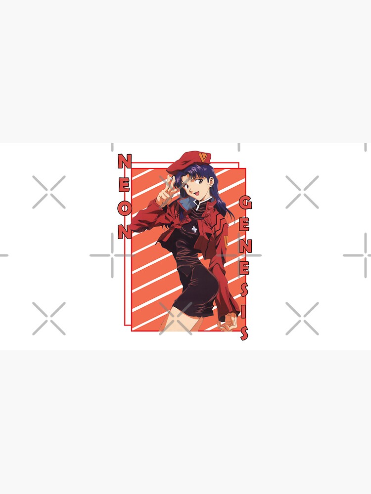 Misato Katsuragi Neon Genesis Evangelion Shinseiki Evangerion Color Stripe Design Cap By Kruto