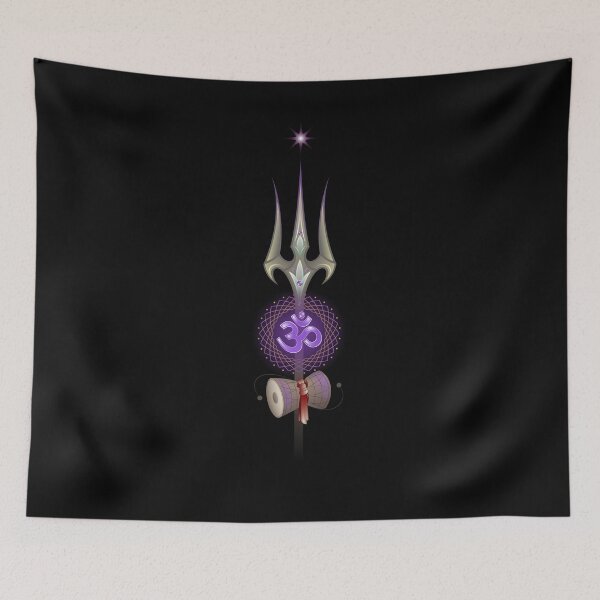 Item preview, sacred symbols of yoga. Shiva Om designed and sold by Natasha Sedyakina.