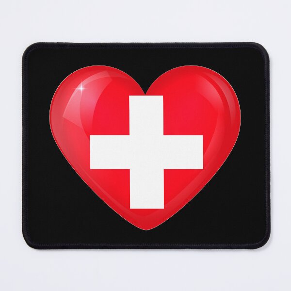 Item preview, My heart is in Switzerland, Love Switzerland. designed and sold by ArtIsParty.