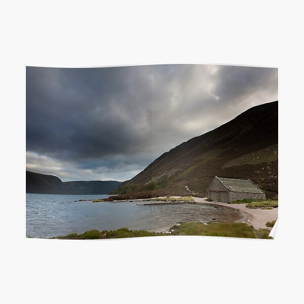 boathouse, loch muick Poster
