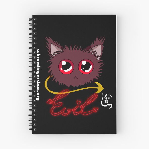 Item preview, Emoticat Evil Purple on Black designed and sold by Schrödingers Box.