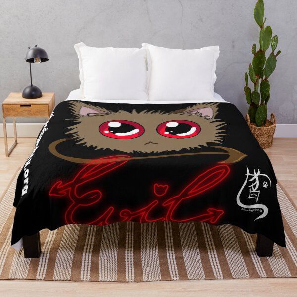 Item preview, Evil emoticon on black designed and sold by Schrödingers Box.