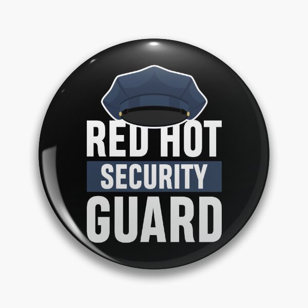 Item preview, Red hot security guard designed and sold by SidTastic .