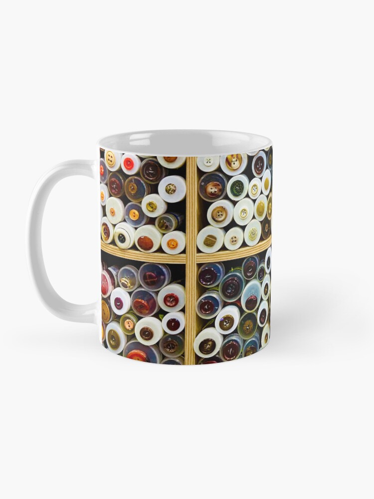 Vista alternativa de Taza de café Button tubes sale display warm colors