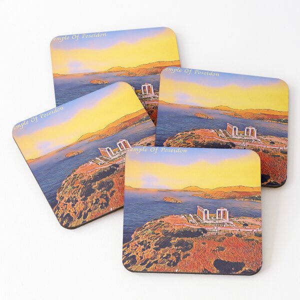 Item preview, Temple Of Poseidon Sunset designed and sold by Mytherialist.