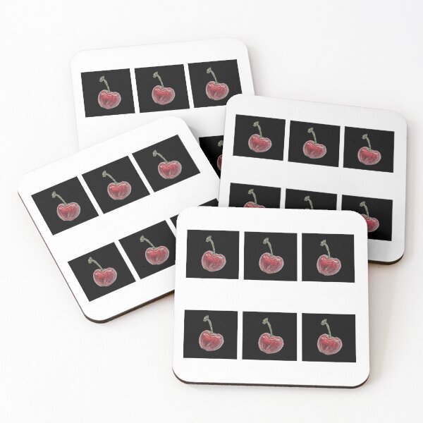 Item preview, Fruit cherry motif design black designed and sold by Christina Klein.