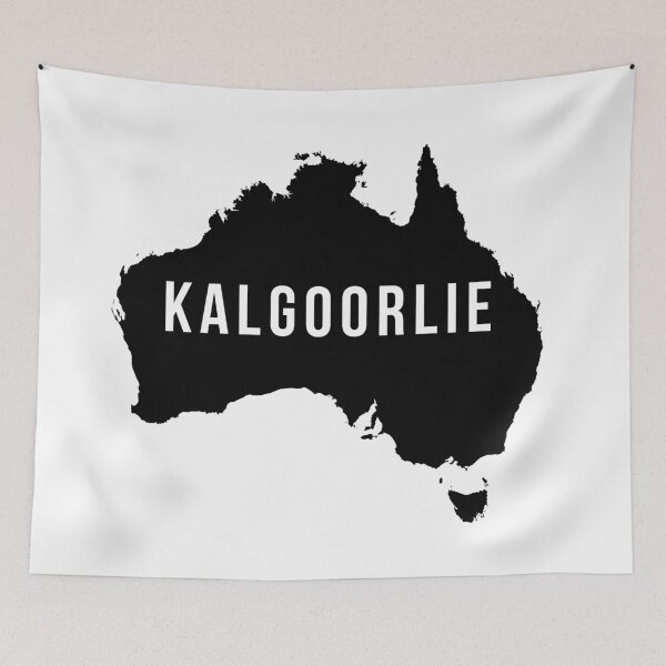Item preview, Kalgoorlie, Australia State Silhouette designed and sold by CartoCreative.