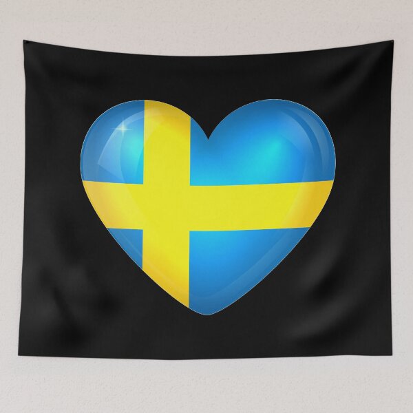 Item preview, My heart is in Sweden, Love Sweden. designed and sold by ArtIsParty.