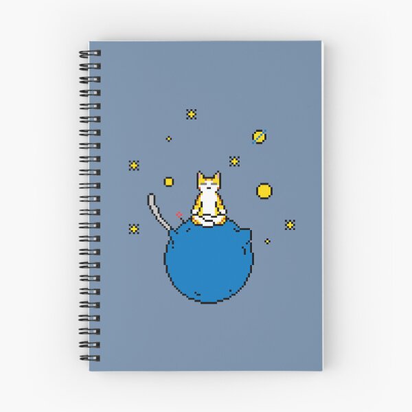 Item preview, Meditation cat pixel art designed and sold by jebi-garden.