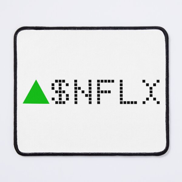 Item preview, Netflix Stock Ticker Green - Black Font designed and sold by frankyou.