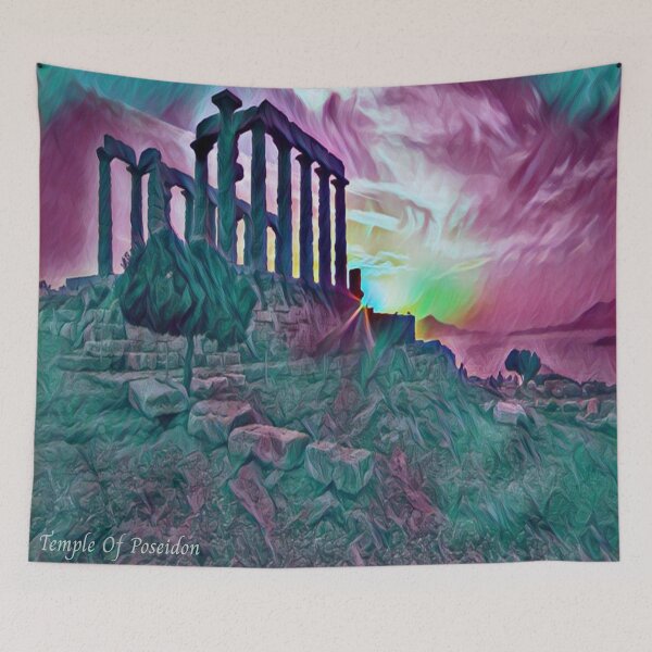 Item preview, Temple Of Poseidon designed and sold by Mytherialist.