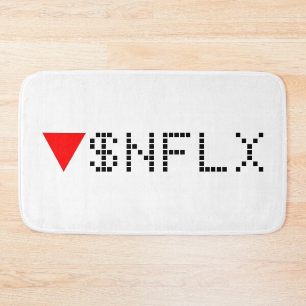 Item preview, Netflix Stock Ticker Red - Black Font designed and sold by frankyou.