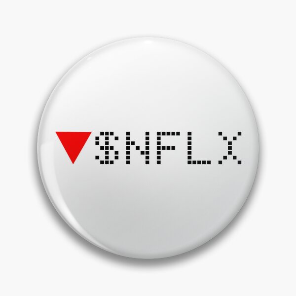 Item preview, Netflix Stock Ticker Red - Black Font designed and sold by frankyou.