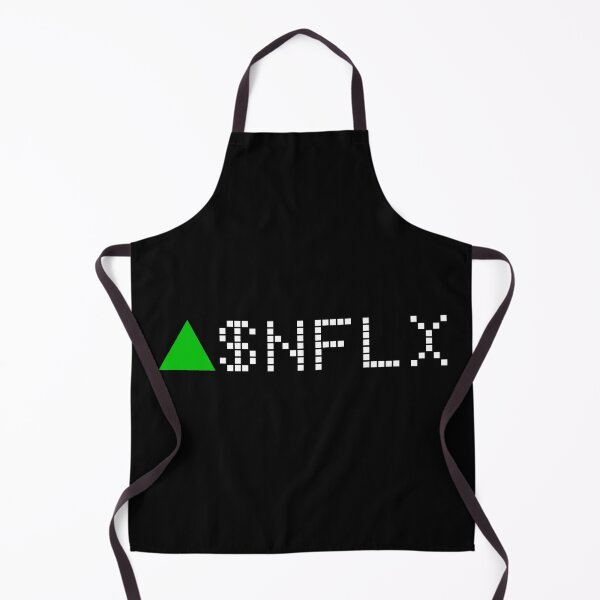 Item preview, Netflix Stock Ticker Green - White Font designed and sold by frankyou.