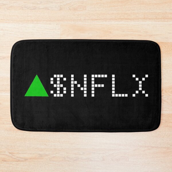 Item preview, Netflix Stock Ticker Green - White Font designed and sold by frankyou.