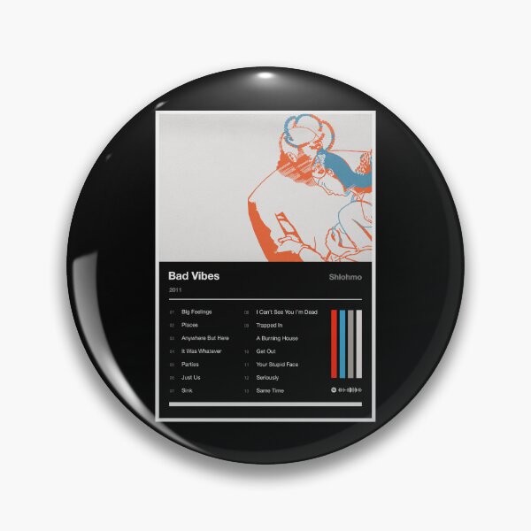 Item preview, Shlohmo Bad Vibes Tracklist (Inverted) designed and sold by TOURETTESBOYLOL.