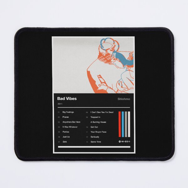 Item preview, Shlohmo Bad Vibes Tracklist (Inverted) designed and sold by TOURETTESBOYLOL.