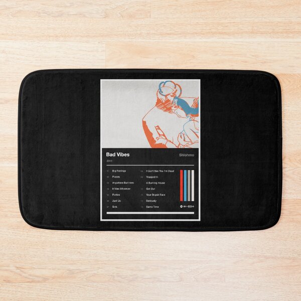 Item preview, Shlohmo Bad Vibes Tracklist (Inverted) designed and sold by TOURETTESBOYLOL.