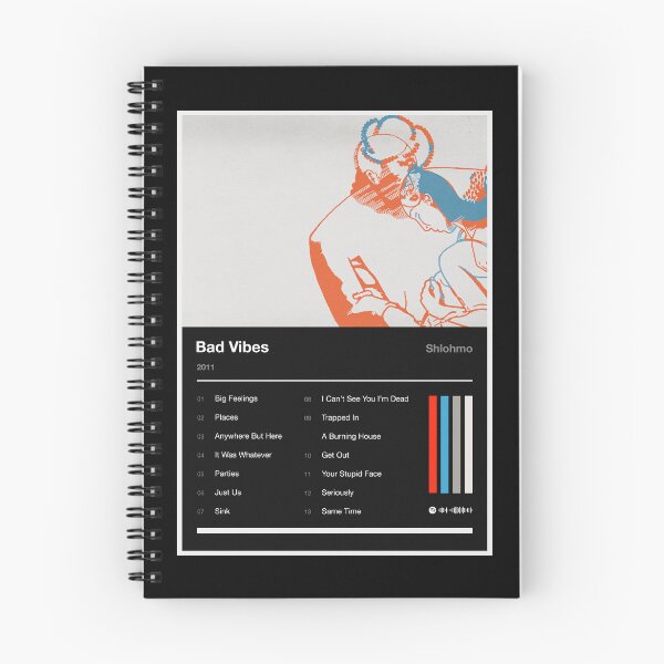 Item preview, Shlohmo Bad Vibes Tracklist (Inverted) designed and sold by TOURETTESBOYLOL.