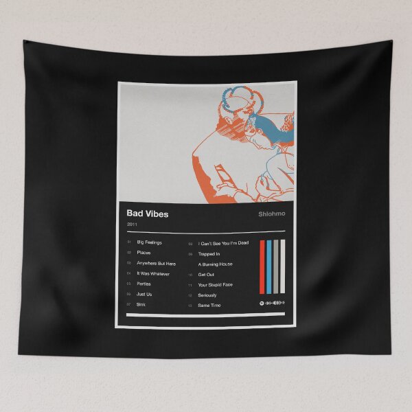 Item preview, Shlohmo Bad Vibes Tracklist (Inverted) designed and sold by TOURETTESBOYLOL.