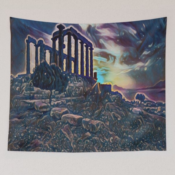 Item preview, Temple Of Poseidon designed and sold by Mytherialist.