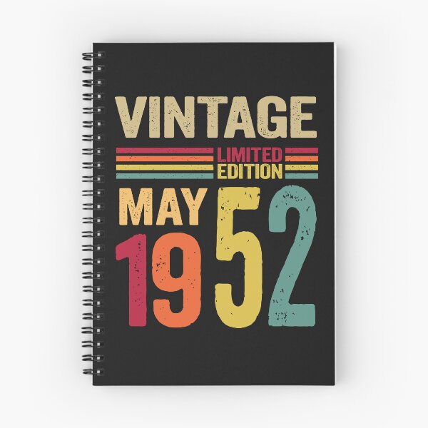 Item preview, 70 Years Old Gifts Vintage May 1952 - 70th Birthday gift designed and sold by BahaaIB.