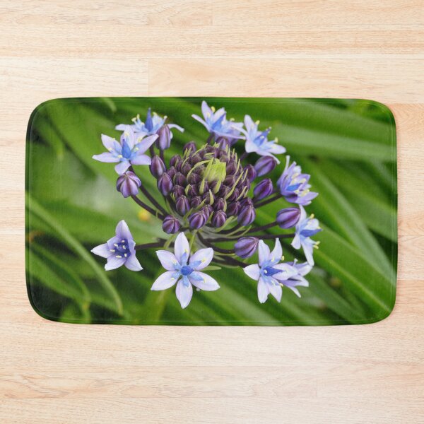 Item preview, Blue Flowers Purple Buds St Michael's Mount Garden (April 2022) designed and sold by NebularNerd.