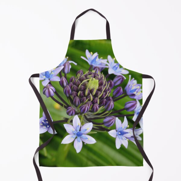 Item preview, Blue Flowers Purple Buds St Michael's Mount Garden (April 2022) designed and sold by NebularNerd.
