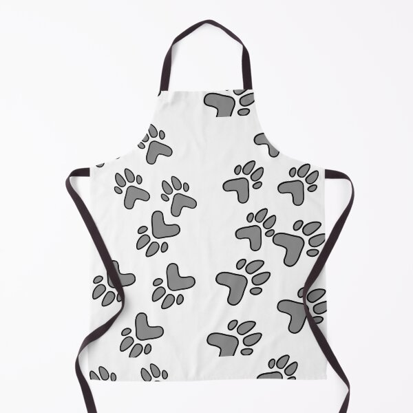 Item preview, White Over Black Abstract Line Art. Animal Footprints Art Pattern designed and sold by ColorCreation4u.