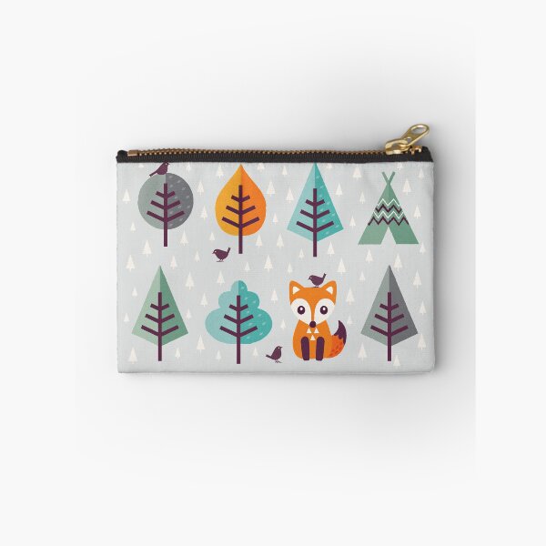 Item preview, Fox in the Forest on Gray designed and sold by Daisy Beatrice.