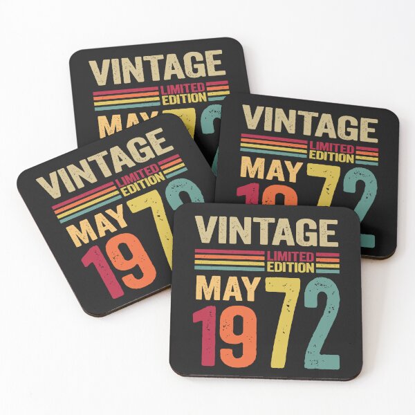 Item preview, 50 Year Old Gifts Vintage May 1972 - 50th Birthday gift designed and sold by BahaaIB.
