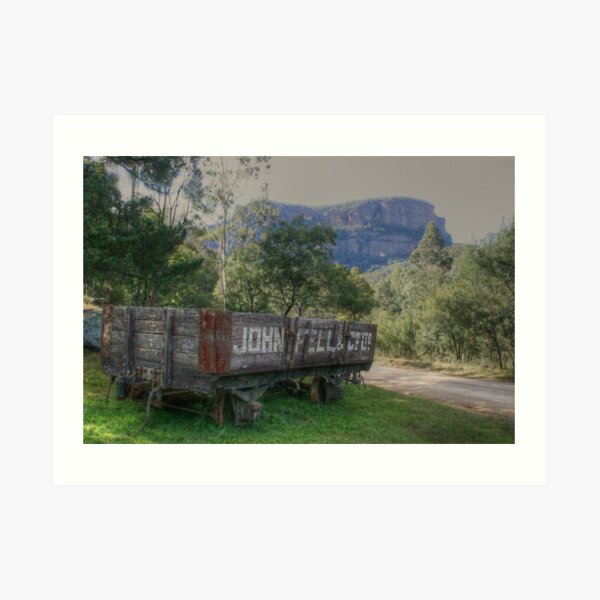 Newnes railway history Art Print