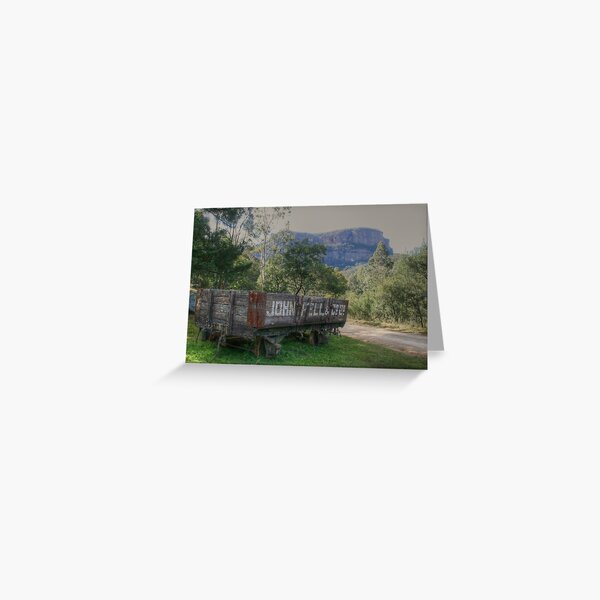Newnes railway history Greeting Card